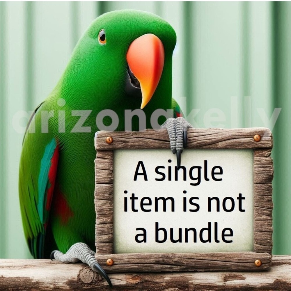 Parrot Green and Orange Bird Toy